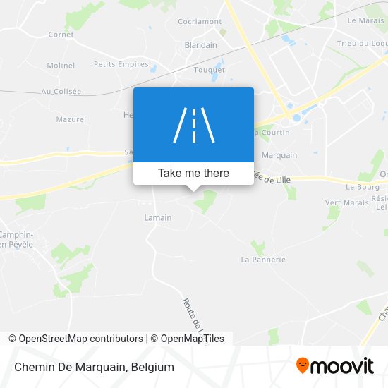 Chemin De Marquain map
