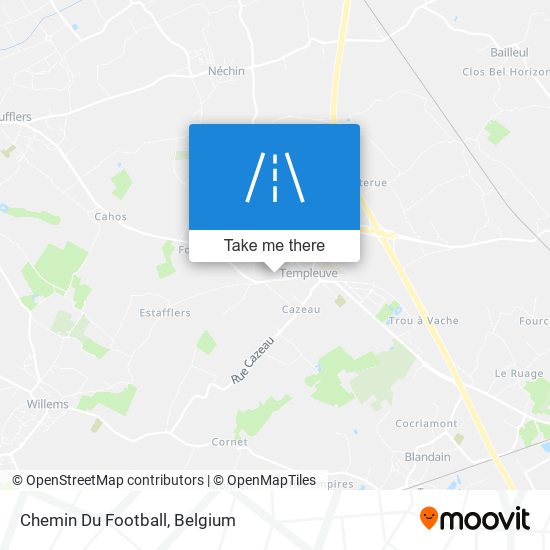 Chemin Du Football map