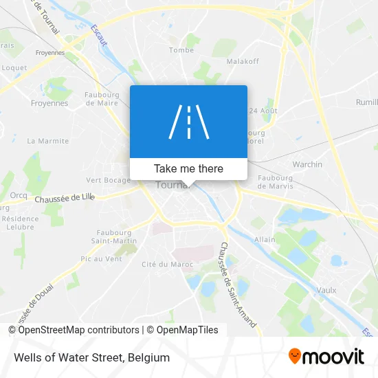 Wells of Water Street map