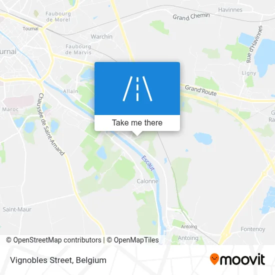 Vignobles Street map