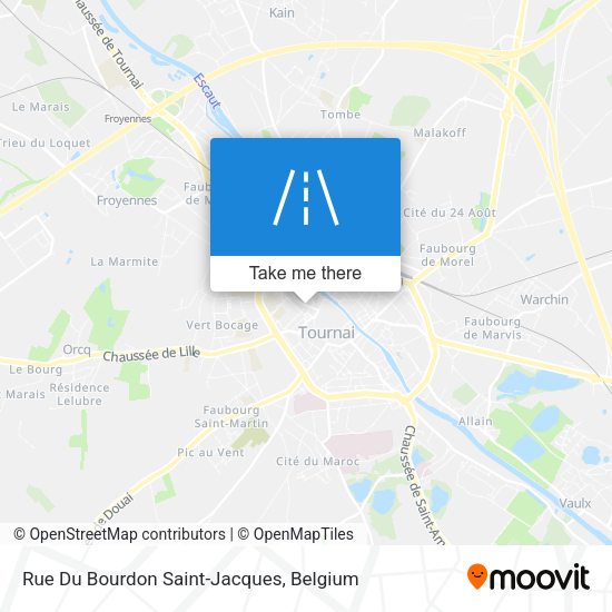 Rue Du Bourdon Saint-Jacques map