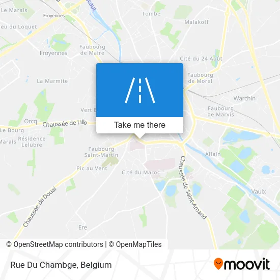 Street of Chambge map