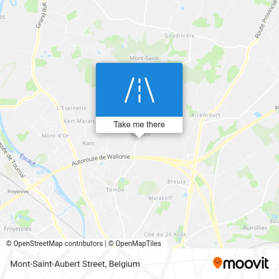Mont-Saint-Aubert Street map