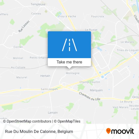 Rue Du Moulin De Calonne map