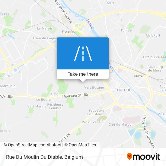 Rue Du Moulin Du Diable map
