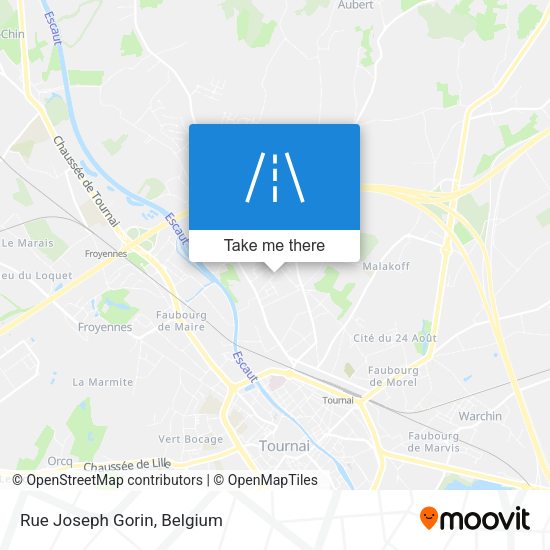 Rue Joseph Gorin plan