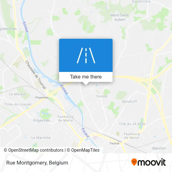 Rue Montgomery map