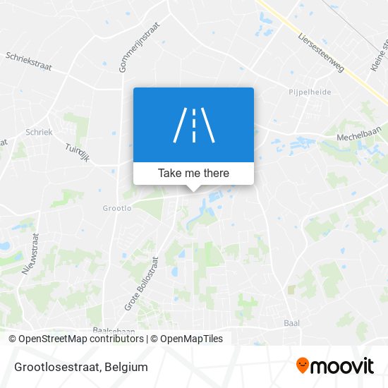 Grootlosestraat map