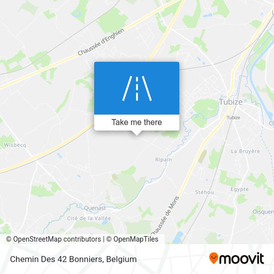 Chemin Des 42 Bonniers map