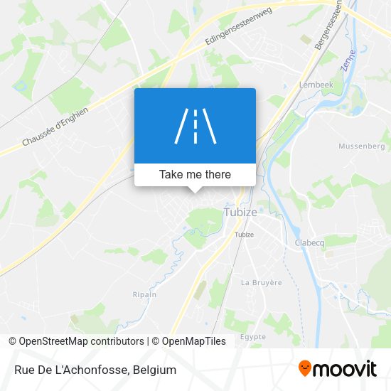 Rue De L'Achonfosse plan