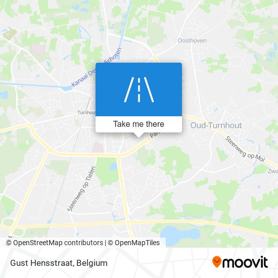 Gust Hensstraat map