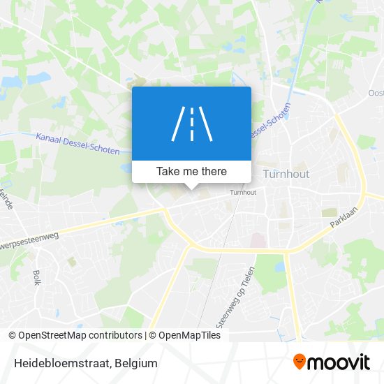 Heidebloemstraat map