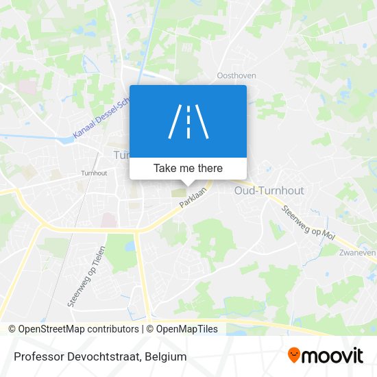 Professor Devochtstraat map