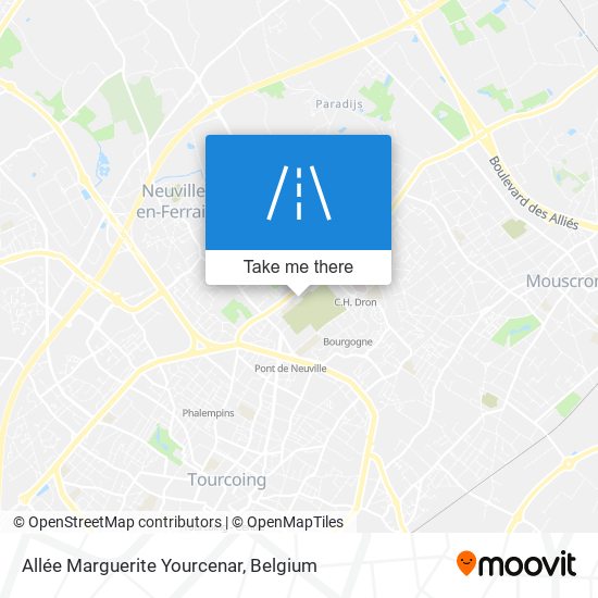 Allée Marguerite Yourcenar plan