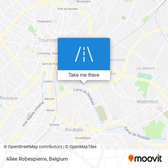 Allée Robespierre plan