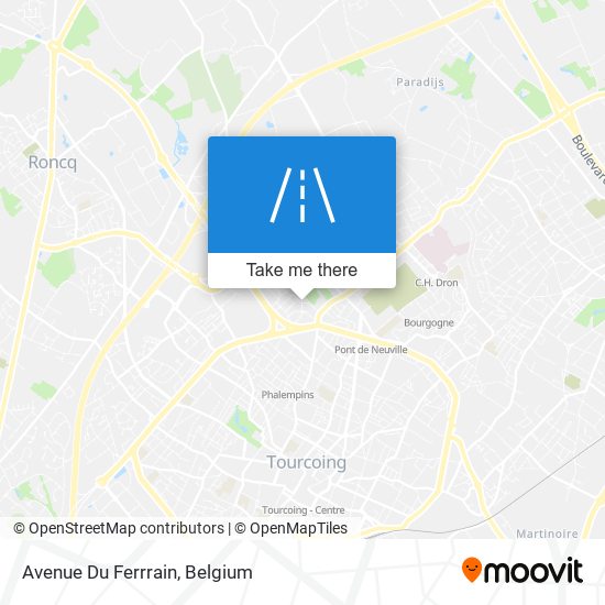 Avenue Du Ferrrain plan
