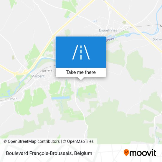 Boulevard François-Broussais plan
