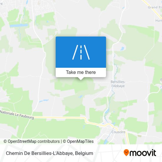 Chemin De Bersillies-L'Abbaye map