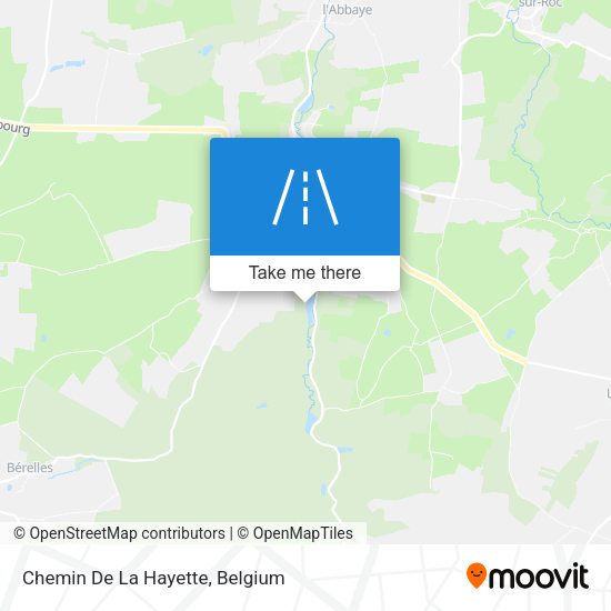 Chemin De La Hayette plan