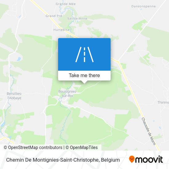 Chemin De Montignies-Saint-Christophe map