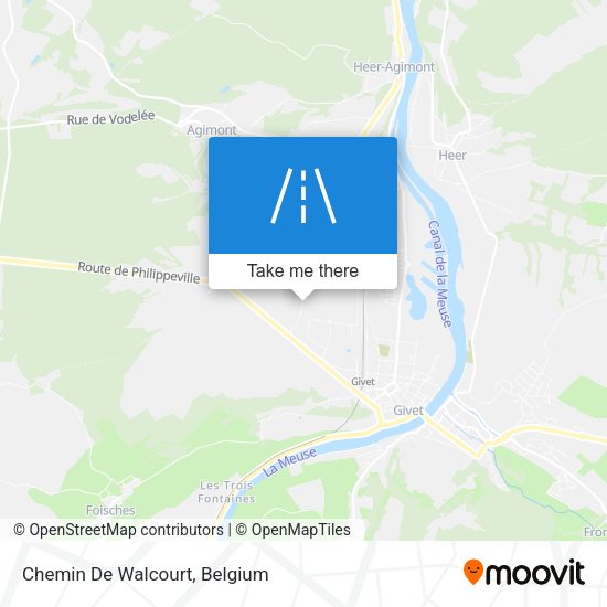 Chemin De Walcourt plan
