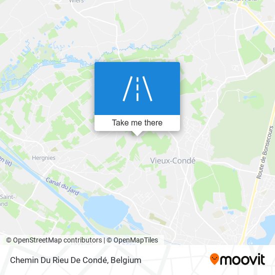 Chemin Du Rieu De Condé plan