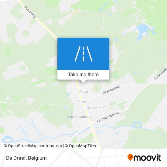 De Dreef map