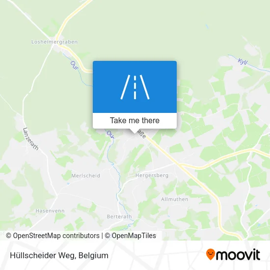 Hüllscheider Weg map