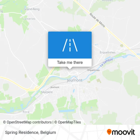 Spring Residence map