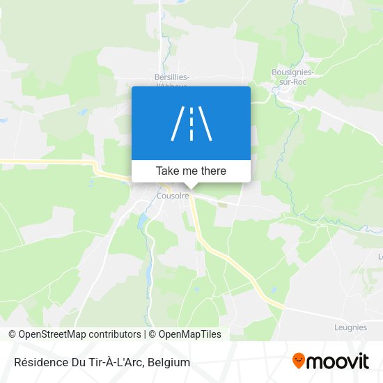 Résidence Du Tir-À-L'Arc map