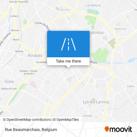 Rue Beaumarchais plan
