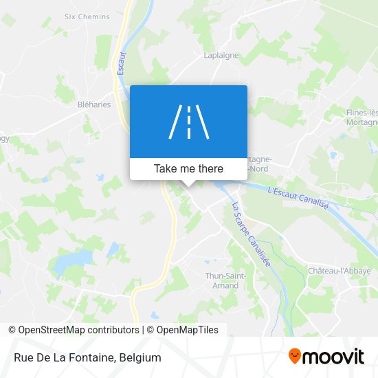 Rue De La Fontaine plan