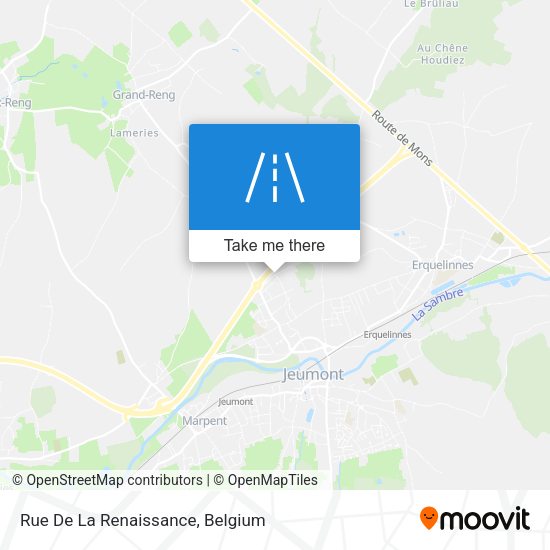 Rue De La Renaissance plan