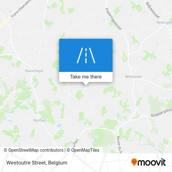 Westoutre Street map