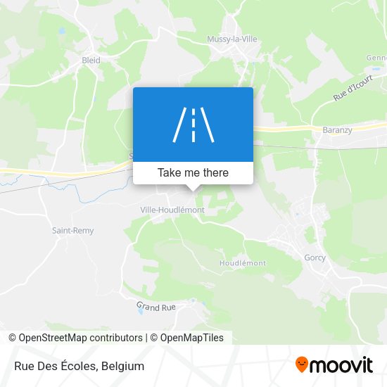Rue Des Écoles plan