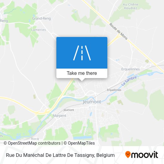 Rue Du Maréchal De Lattre De Tassigny plan
