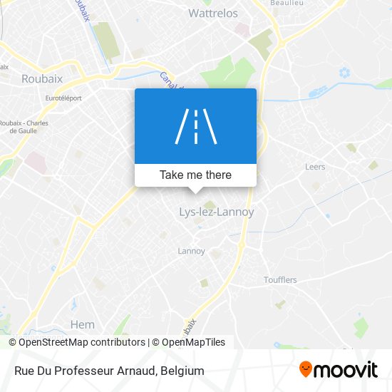 Rue Du Professeur Arnaud map