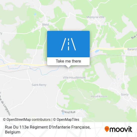 Rue Du 113e Régiment D'Infanterie Française map
