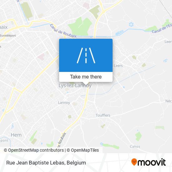 Rue Jean Baptiste Lebas map