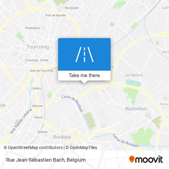 Rue Jean-Sébastien Bach map