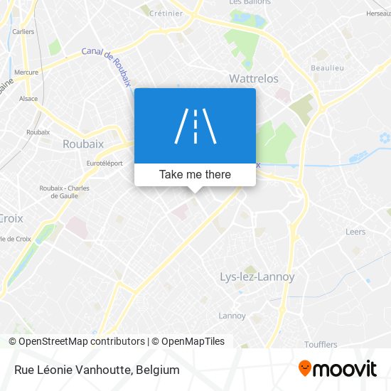 Rue Léonie Vanhoutte map