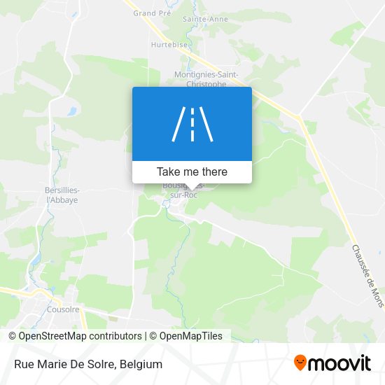 Rue Marie De Solre plan