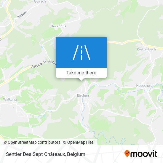 Sentier Des Sept Châteaux map