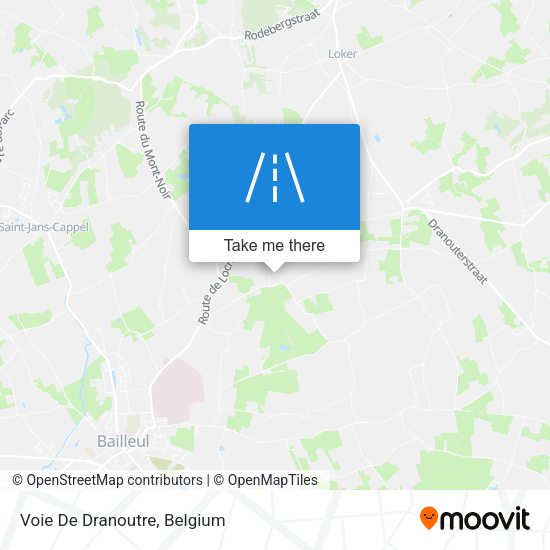 Voie De Dranoutre plan
