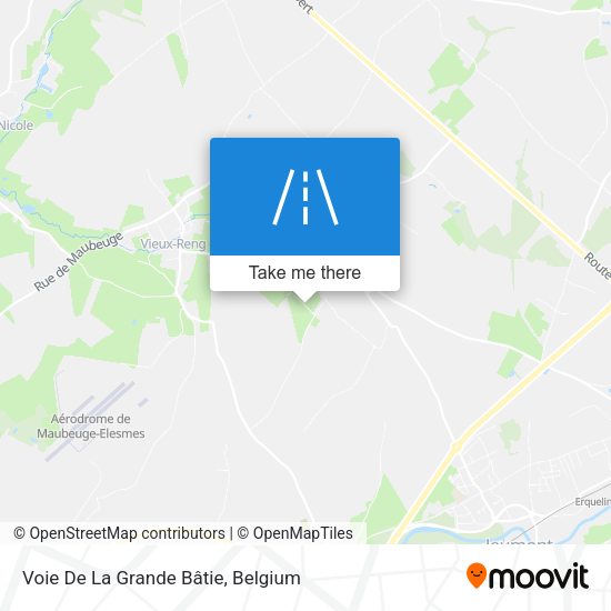 Voie De La Grande Bâtie plan