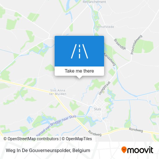 Weg In De Gouverneurspolder plan
