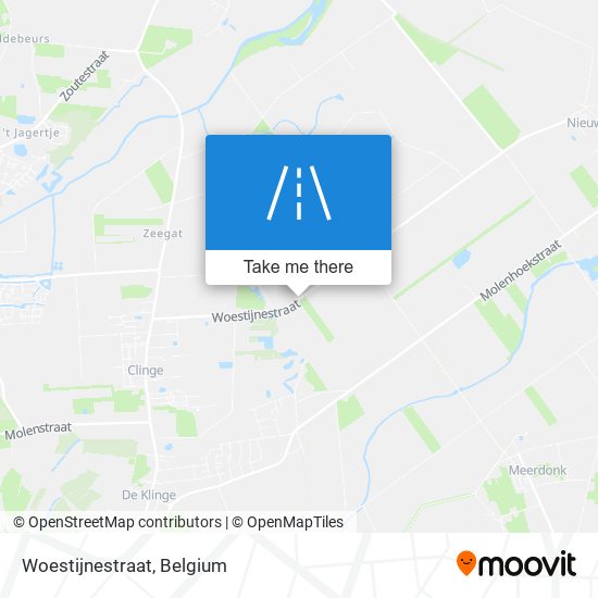 Woestijnestraat map