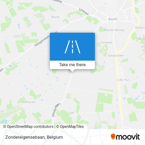 Zondereigensebaan plan