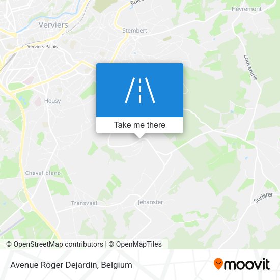 Avenue Roger Dejardin plan