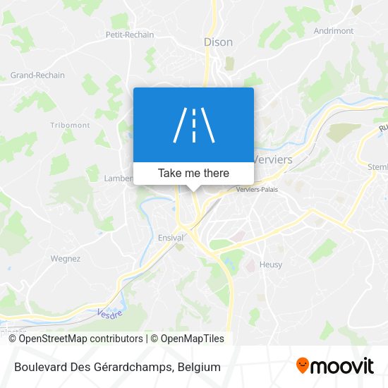 Boulevard Des Gérardchamps plan